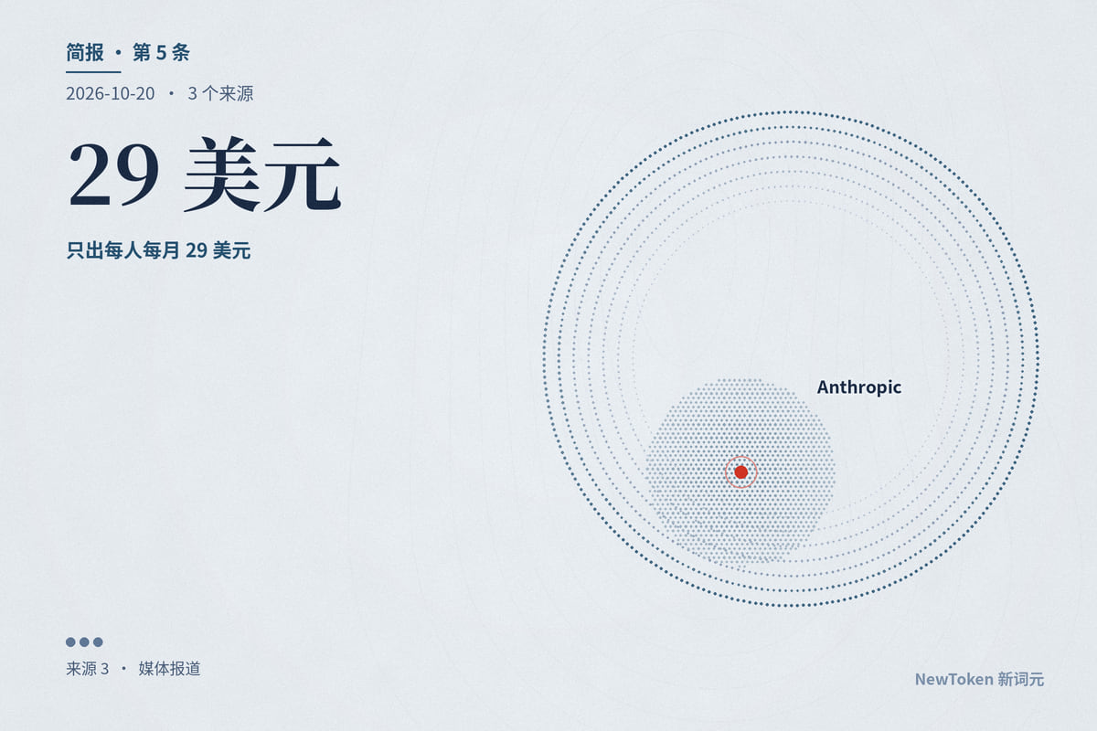 企业开始给员工的 token 定预算：埃森哲中央只出每人每月 29 美元，有人原本一个月花 1000 美元