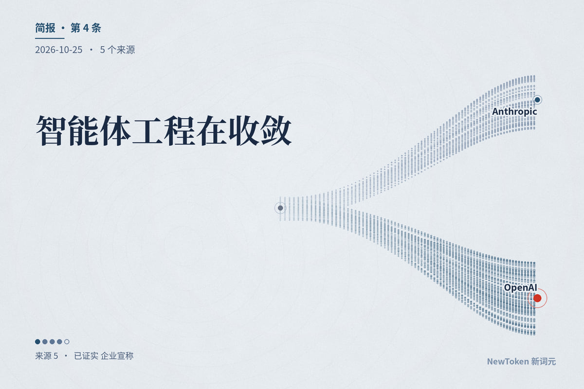 智能体工程在收敛：Anthropic、OpenAI、Hugging Face、阿里把四项标准交给中立基金会；Anthropic 建议企业把子智能体「折回」单一主循环
