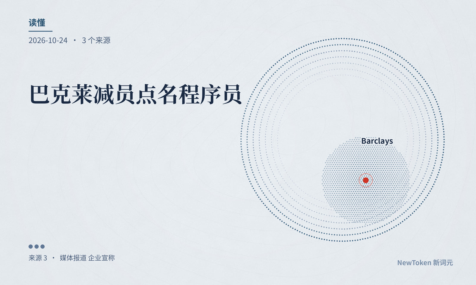 读懂｜巴克莱减员点名程序员，AI 只算锦上添花