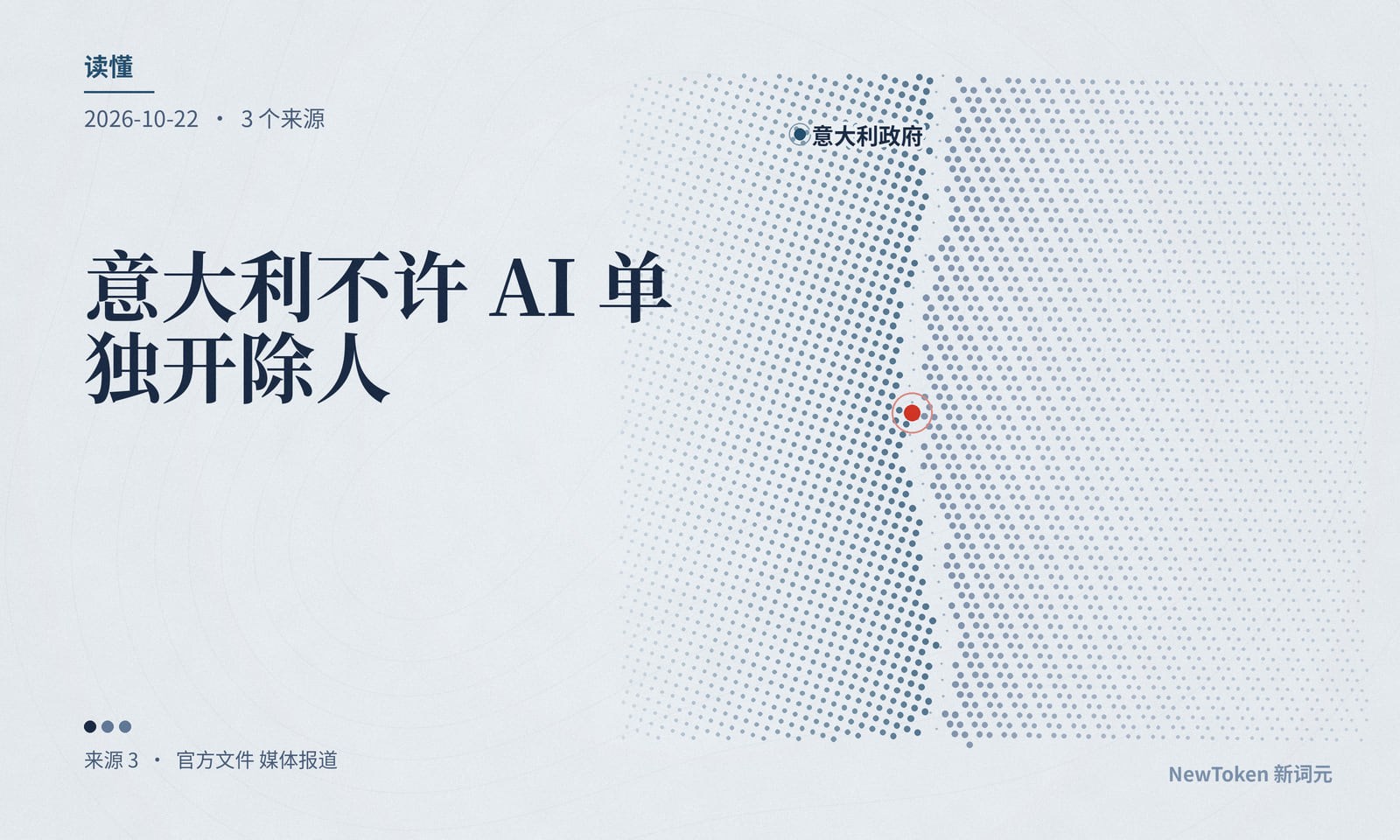 读懂|意大利不许 AI 单独开除人,筛简历除外