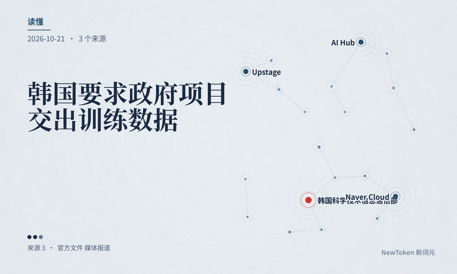 读懂｜韩国要求政府项目交出训练数据，交多少还没定